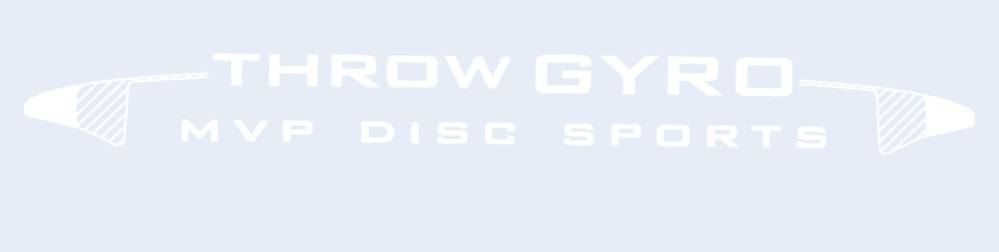 MVP Disc Sports Throw Gyro Vinyl Decal Sticker