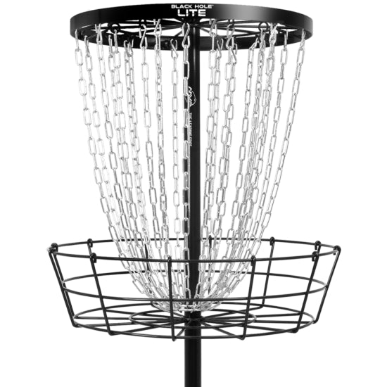 MVP Black Hole Lite 24-Chain Disc Golf Basket