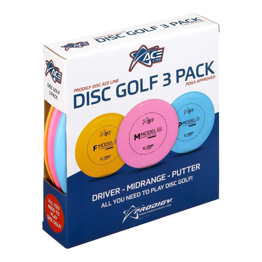 Prodigy Ace Line 3-Disc Beginner Disc Golf Set
