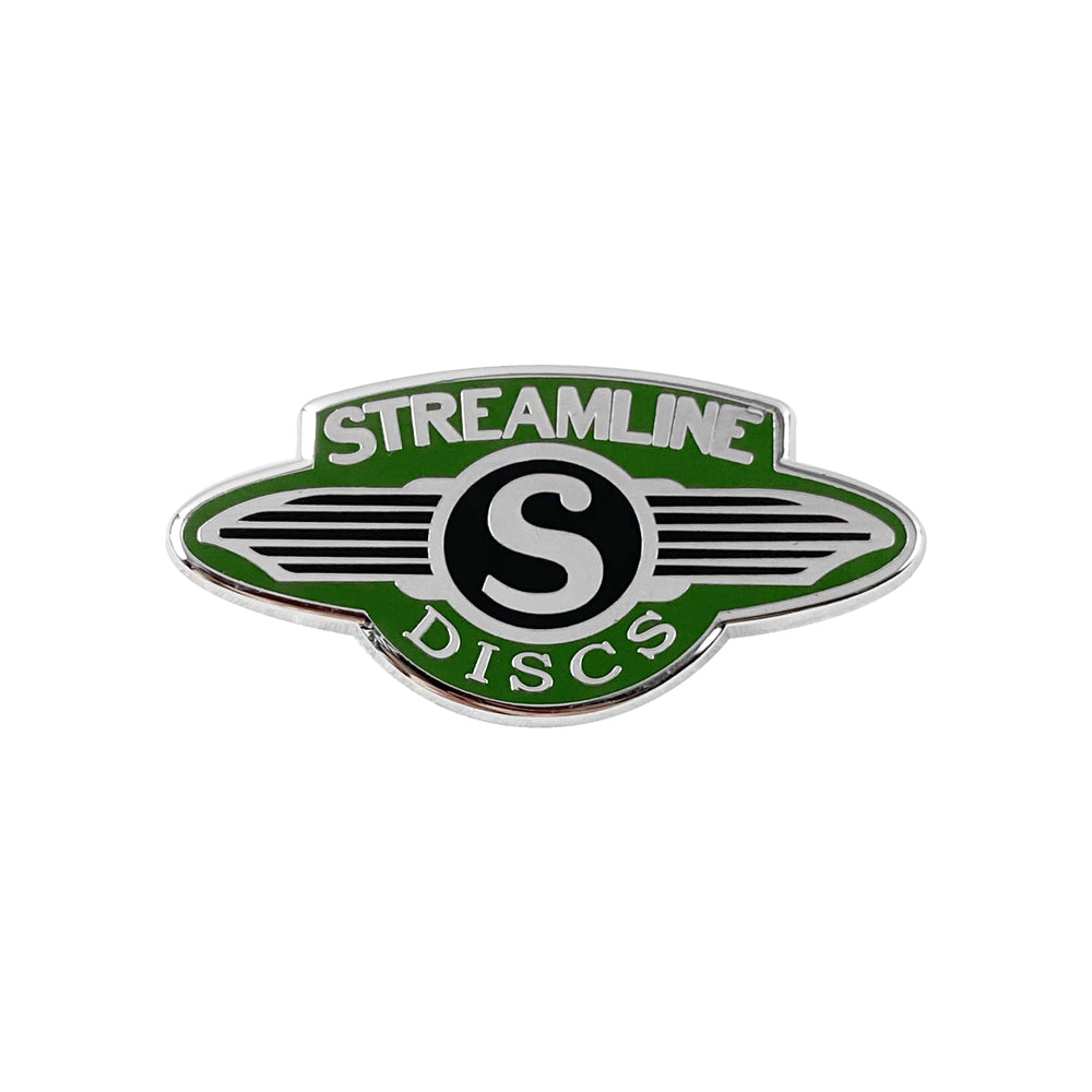 Streamline Discs Wings Logo Enamel Disc Golf Pin