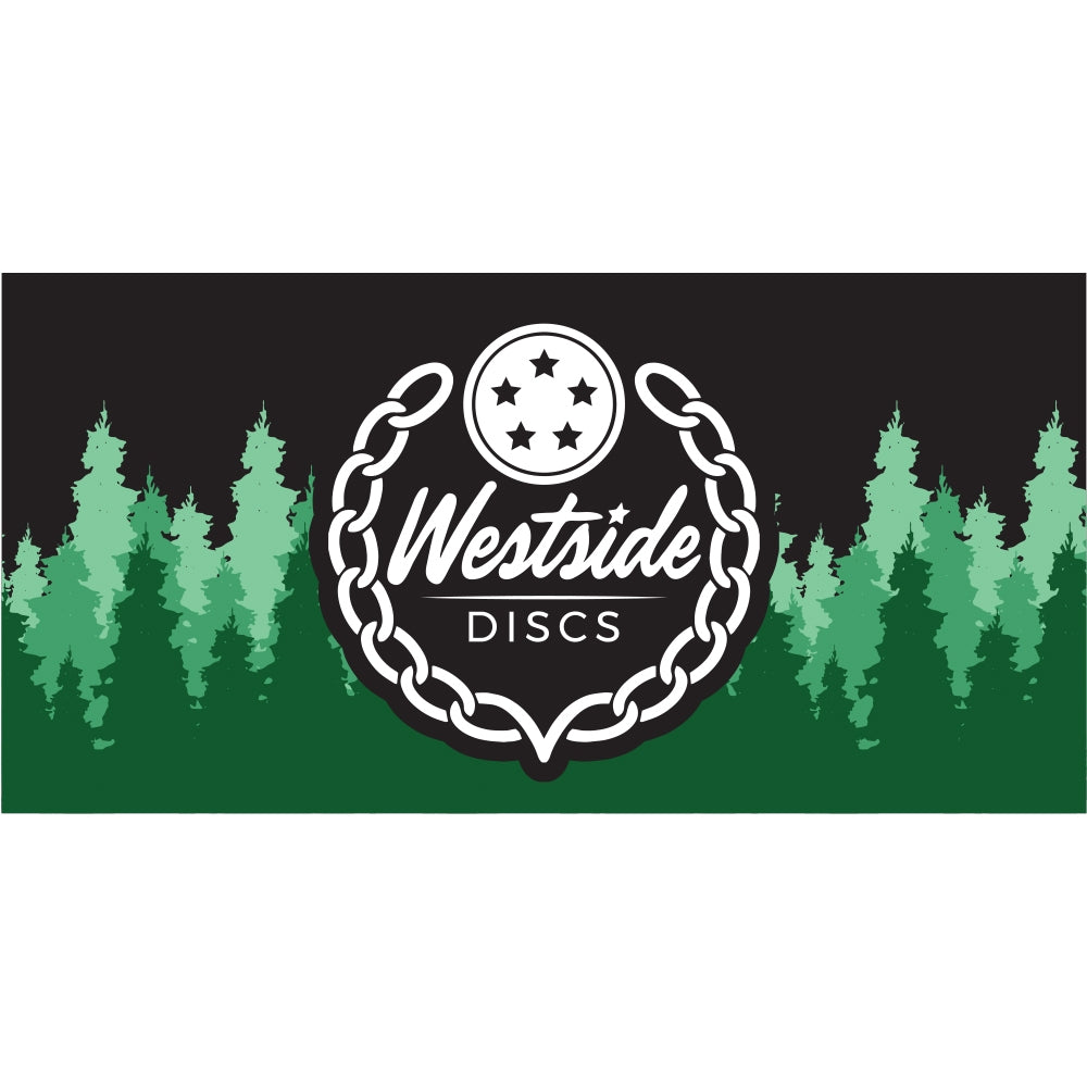 Westside Discs Trees 4' x 2' Fabric Banner