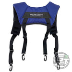 Revolution Disc Golf Bag Navy Blue Revolution Harness Premium Backpack-Style Disc Golf Bag Strap