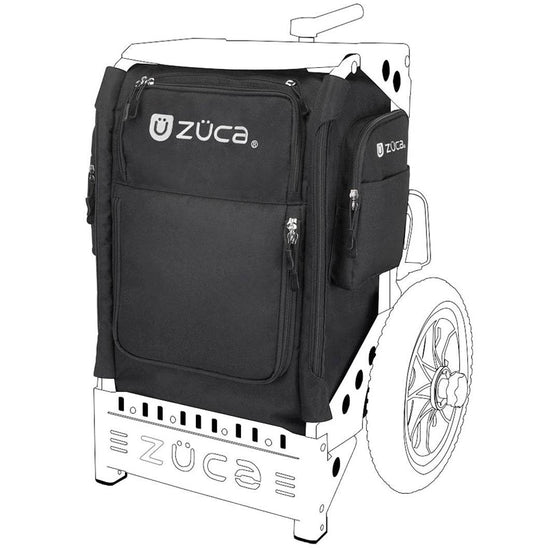 ZUCA Cart Black ZUCA Backpack Cart Trekker Disc Golf Bag