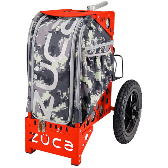 ZUCA Cart Red / Anaconda (Digital Camo) ZUCA Disc Golf Cart ?Çô Red