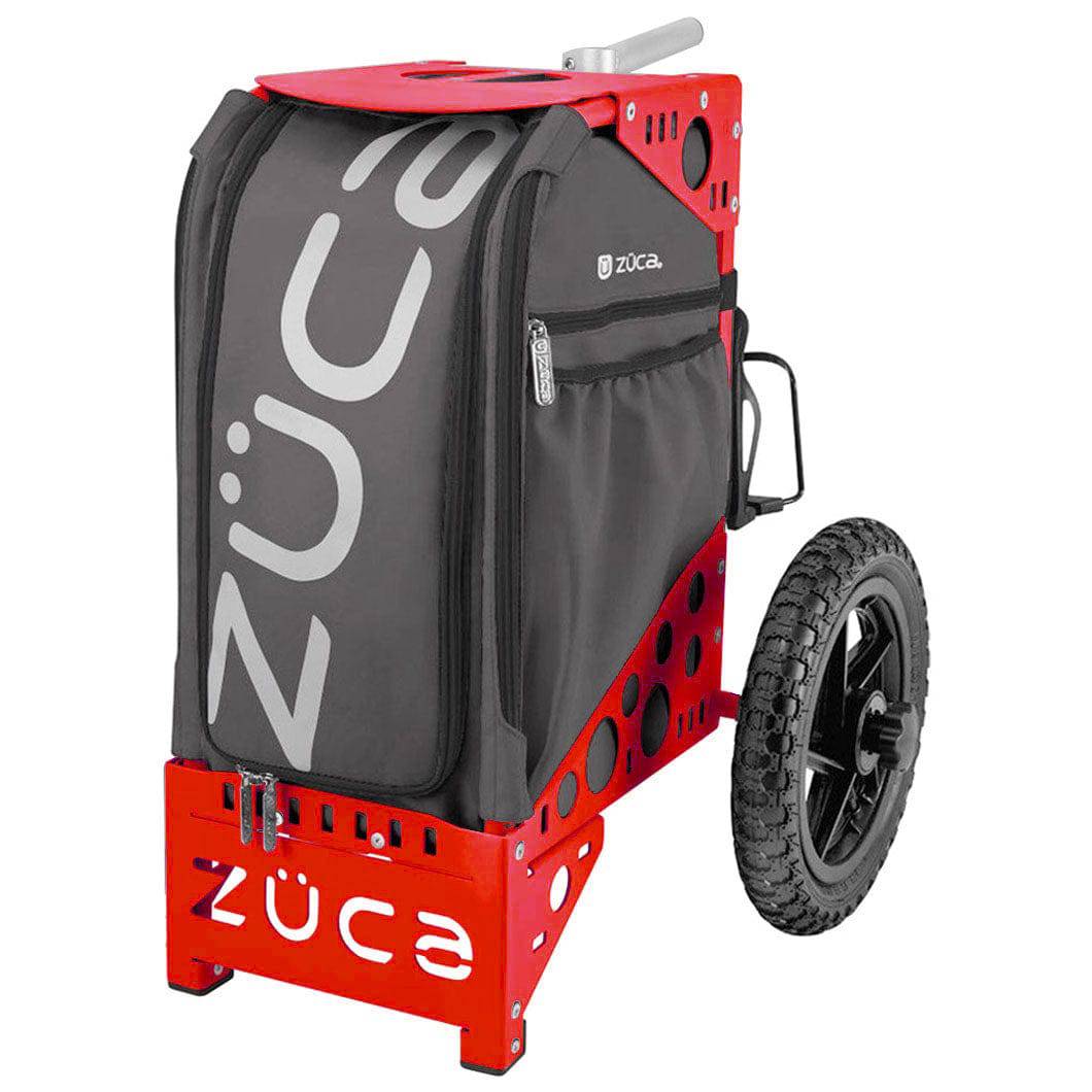 ZUCA Cart Red / Gunmetal (Dark Gray) ZUCA Disc Golf Cart ?Çô Red