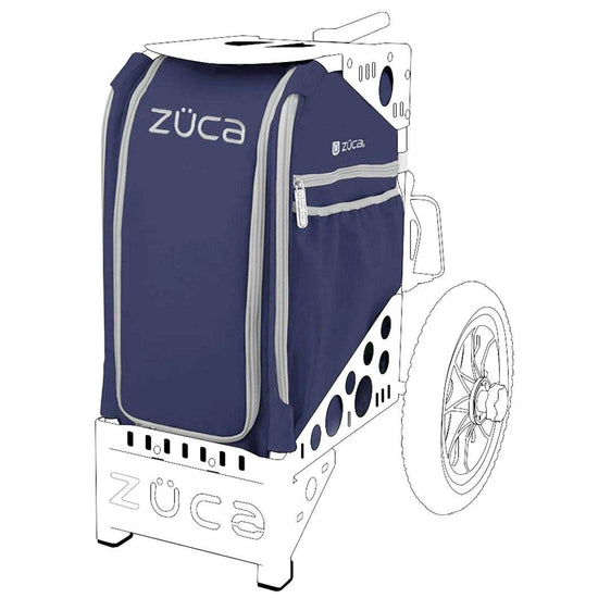 ZUCA Cart Indigo (Navy Blue) - Includes Matching Accessory Pouch ZUCA Disc Golf Cart Replacement Bag