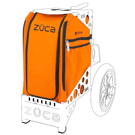 ZUCA Cart Orange - Includes Matching Accessory Pouch ZUCA Disc Golf Cart Replacement Bag