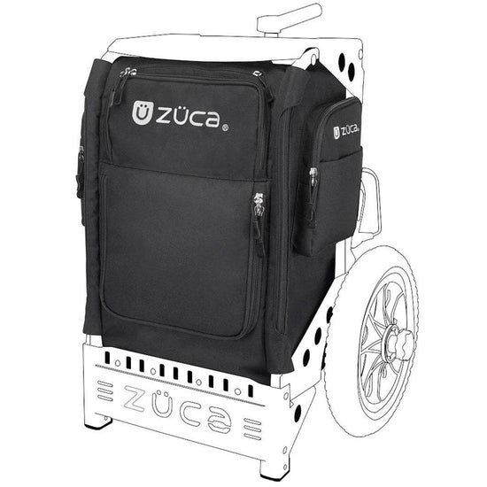 ZUCA Cart Black ZUCA LG Backpack Cart Trekker Disc Golf Bag