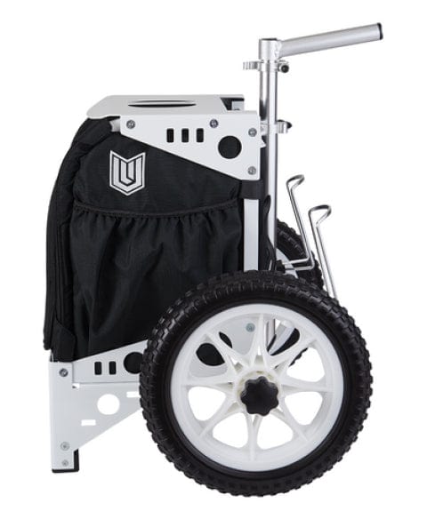 ZUCA Cart White / Black - Paul Ulibarri Logo ZUCA Paul Ulibarri Compact Disc Golf Cart